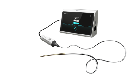 血管内压电式冲击波治疗设备及导丝